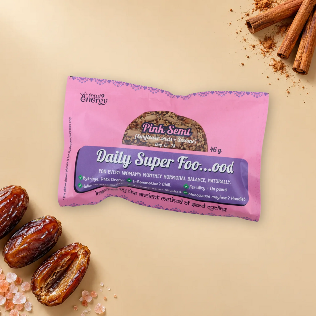 Pink Semi Classic seed cycling bar