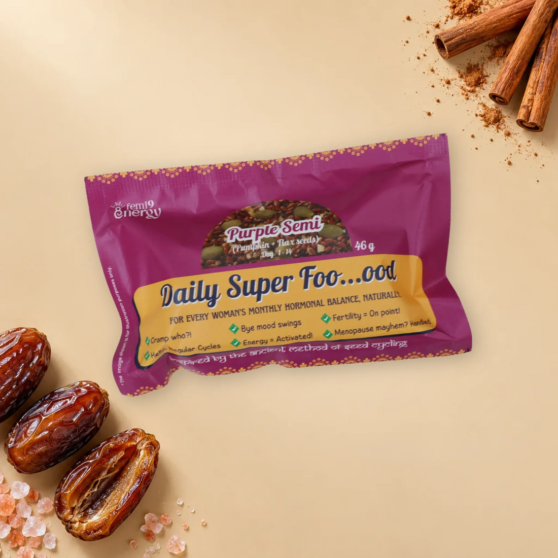 Purple Semi Classic seed cycling bar
