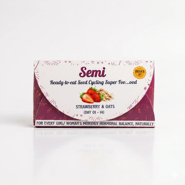 Strawberry Oat Semi - Full Month Pack - Packaging and Ingredients