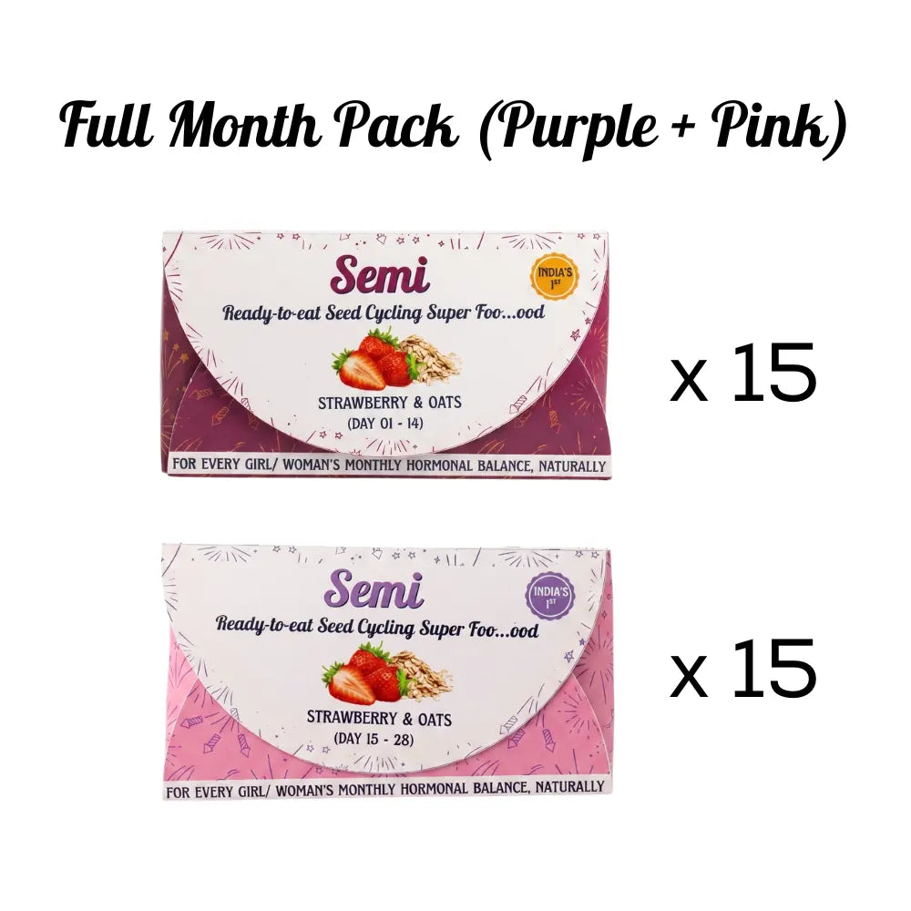 Strawberry Oat Semi - Full Month Pack